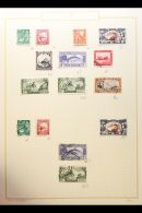 BRITISH COMMONWEALTH Queen Victoria To About 1970 Clean Mint And Used Ranges In Old Auction Folders Etc, Includes... - Other & Unclassified