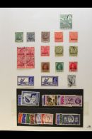 BRITISH ASIA 1850's-1970's Mint & Used Collection On Pages, Inc Aden 1937 Dhow Mint & Used Sets To 8a,... - Sonstige & Ohne Zuordnung