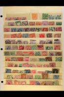 BRITISH COMMONWEALTH SORTER CARTON. All Period Mint (some Never Hinged) & Used Stamps On Pages, Stock Cards,... - Other & Unclassified