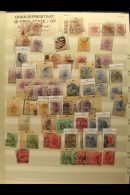 BRITISH AFRICA & ASIA FUN STOCK BOOK. 19th Century To 1960's Mint & Used Stamps Stuffed In Rough Order... - Other & Unclassified