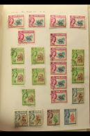 BRITISH MALAYA, BORNEO ETC. QV To About 1970 Old-time Collection In Two Albums. Mint And Used, Some Mixed... - Other & Unclassified