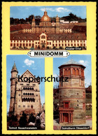 ÄLTERE POSTKARTE MINIDOMM RATINGEN-BREITSCHEID MINIATUR KLOSTER ETTAL NEUSCHWANSTEIN FREIZEITPARK Ansichtskarte Postcard - Ratingen