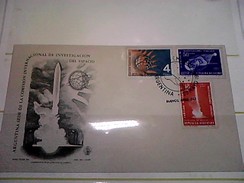 102550) FDC-argentina Sede De La Commissione Internazionale Di Investigazione Dello Spazio- 29-5-1965 - Zuid-Amerika