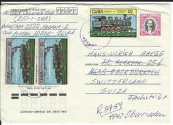 R-Brief Habana 1993 Nach Oberrieden CH - Brieven En Documenten