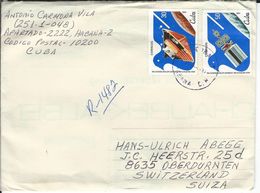 R-Brief Habana 27.5.93 Nach Oberdürnten CH - Lettres & Documents