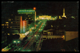 LOURENÇO MARQUES -BANCOS - Avenida D.Luis. Vista Noturna  (Ed.Focarte Nº 5) Carte Postale - Mozambico