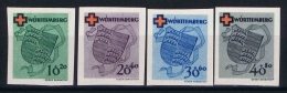 French Occ. Zone Würtemberg Mi 40B - 43B Not Used (*) SG As Issued  1949 - French Zone