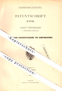 Original Patent - Josef Ewerhard In Gevelsberg , Westfalen , 1879 , Steuerung Für Dampfmaschine !!! - Gevelsberg