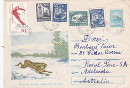 Romania 1965 Cover Sent To Australia ,transport - Cartas & Documentos