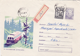 Romania 1968 Registered Cover - Storia Postale