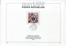 Czech Republic - 2010 - Postal Museum In Prague - First Day Sheet (FDS) - Lettres & Documents