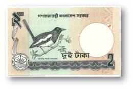 BANGLADESH - 2 Taka - ND ( 1988 - ) - Pick 6 C.c - Unc. - Government Of Bangladesh - 2 Scans - Bangladesch