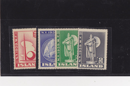 ISLANDE  No 182/5 MNH**  COTE:137 EUROS - Neufs