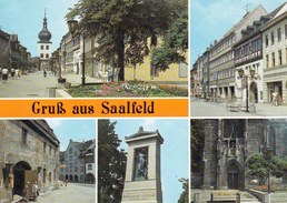 Germany Deutschland - Saalfeld - Multiview Mehrbildkarte - Printed 1988 - Saalfeld