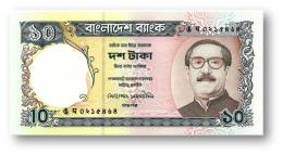 BANGLADESH - 10 Taka - ND ( 1997 ) - Pick 33 - Unc. - Mujibur Rahman - 2 Scans - Bangladesch