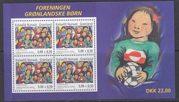 Greenland 2004 Children Charity  / Gronlandske Born  M/s ** Mnh (34233A) - Blocks & Sheetlets