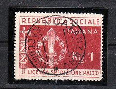 Italia   -   1944.  Pacchi Postali. Viaggiato, Molto Bello - Paquetes Postales