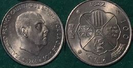 SPAIN ESPAÑA 1966 KM 797 STATE 100 PESETAS 1,50 OZ=19 GRMS SILVER-PLATA EBC+ VERY GOOD CONSERVATION - 100 Pesetas