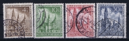 Berlin:  Mi Nr 106 - 109 Used Obl Gestempelt Gedächtniskirche 1953 - Oblitérés