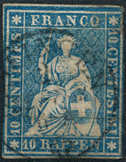 Stamp SWITZERLAND 1858-62 10r Used - Usados