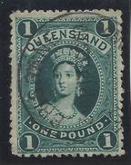 Queensland - N° 50 - Oblitéré - Filigrane Couché - - Used Stamps