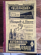 ANNUAIRE REGIONAL DES TELEPHONES  REGION MIDI 1960 - Directorios Telefónicos