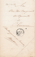 1873 Dienstbrief Met Langstempel ZUIDWOLDE Naar Ruinen Via MEPPEL - Lettres & Documents