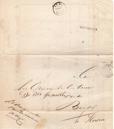 1874 Dienstbrief Met Langstempel OOSTHUIZEN Via EDAM Naar Beets Via Hoorn - Lettres & Documents