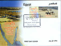 Egypt - 2013 - Utopia Resort - Marsa Alam - Red Sea,fdc - Cartas & Documentos