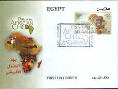 Egypt - 2014 -  Day Of The African Child ,fdc - Storia Postale