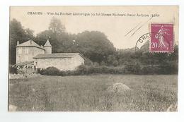 87 Chalus Vue Du Rocher Historique Ou Fut Blessé Richard Coeur De Lion - Chalus