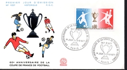 FRANCE  FDC     Paris  Coupe De France     Football Fussball Soccer - Briefe U. Dokumente