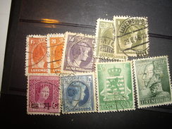 LUXEMBOURG  Lot  Vrac  Anciens  Classiques - Used Stamps