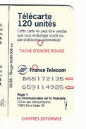 05 / 1996 F657A TELECARTE CALL HOME 96  120 U GEM1B   UTILISÉE - Fehldrucke
