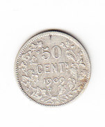 BELGIQUE MORIN N° 205 TTB++ 1909 FL . (SP37) - 50 Centimes