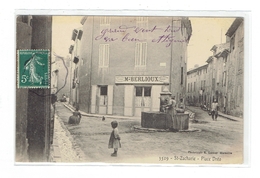 CPA DPT 83 - 3529. ST ZACHARIE - PLACE DREO - Saint-Zacharie