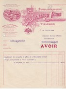 Facture 1939 Produits De Régimes, Riz, Semoule, Pâtes, Farines, Moulins  BRUSSON / Villemur Haute-Garonne 31 - Alimentaire