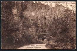 8651 - Alte Ansichtskarte - Partie I. Tal Der Schwarzen Pockau Bei Pobershau - Gel 1934 - Marienberg