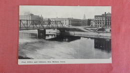 Iowa > Des Moines Post Office & Library  -ref 2441 - Des Moines