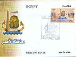 Egypt - 2009 - Luxor Governate - Tutankhamun - Pharaonic  ,fdc - Lettres & Documents