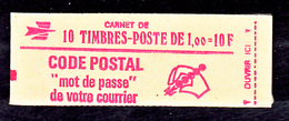 France 1892 C 2 A Conf 4 Carnet Marianne De Bequet Ouvert Gomme Mate Neuf ** TB MNH  Sin Charnela Cote 38 - Modernes : 1959-...