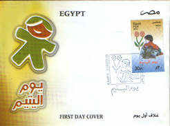 Egypt - 2010 - Orphan's Day  ,fdc - Lettres & Documents
