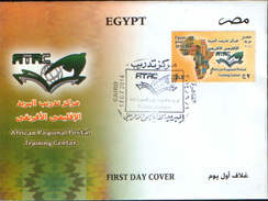 Egypt - 2014 -African Regional Postal Training Center ,fdc - Brieven En Documenten