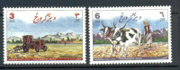 AFGHANISTAN:FARMER´s DAY,TRACTOR, MOUNTAINS,OX,SCOTT 1388-9,CV=$15,MNH,2003 - Afghanistan