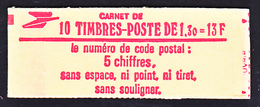 France 2059 C2a Gomme Mate Carnet Sabine Ouvert  Neuf ** TB MNH  Sin Charnela Cote 39 - Modernes : 1959-...