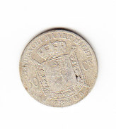 BELGIQUE MORIN N° 185 TTB 1886 FL . (SP30) - 50 Cents