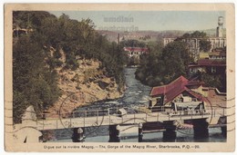 CANADA - Sherbrooke PQ QUEBEC - Digue Gorge Of Magog River - C1937 Vintage Postcard  [6614] - Sherbrooke