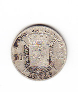 BELGIQUE MORIN N° 186 TTB 1898 FR . (SP29) - 50 Centimes