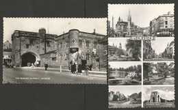 LEICESTER East Midlands The Newarke Gateway 2 Cards 1962 - Leicester