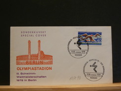 65/293 FDC  ALLEMAGNE - Schwimmen